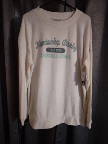 New Kentucky Derby Churchill Downs Sweatshirt Sweater Crewneck Size XL C7 Cover