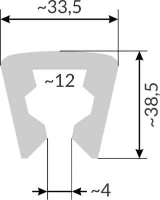 Kantenschutz Rammschutz Stoßkante Scheuerleiste Rand Schutz Boot G5 PVC hart - Bild 1 von 2