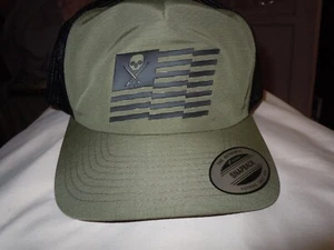 SULLEN Art  Collective  TATTOO "Artillery" Design FLAG  Brand NEW Trucker TAG - Picture 1 of 4
