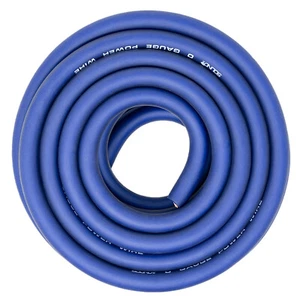 SoundBox CW0-25BL, 0 Gauge 25' CCA Amplifier Power / Ground Amp Wire Roll, Blue - Picture 1 of 2