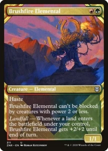 Brushfire Elemental - Showcase (Near Mint NM) MTG Magic - Zendikar Rising - Picture 1 of 1