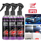 3X High Protection Quick Car Coat Ceramic 3 in 1 Coating Spray Hydrophobic UK