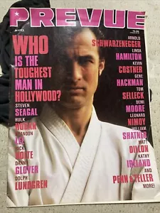 Prevue Magazine Aug/Oct 1991 Brandon Lee Hulk Hogan Penn & Teller Maria Ford - Imagen 1 de 2
