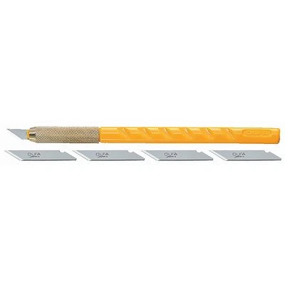 AK-1-5B OLFA Art Knife w/ Contoured Handle & 5 Replacement Blades, 1 Each