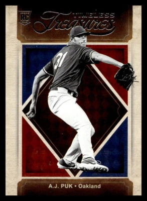 2020 Panini Chronicles #9 A.J. Puk   Oakland Athletics - Image 1 of 2