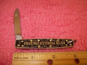 Reliquias históricas desenterradas China exhibición recuerdo cuchillo conmemorativo caballo 3" - Imagen 1 de 7