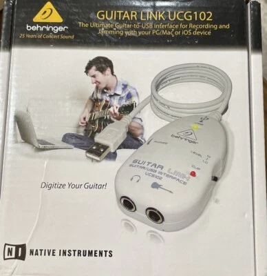 Behringer Guitar Link UCG102 USB Audio Interface - Image 1 of 2