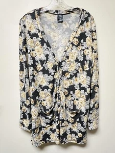 Cárdigan Agnes & Dora Essential Mediano Floral Manga Larga Encantador Suéter - Imagen 1 de 8