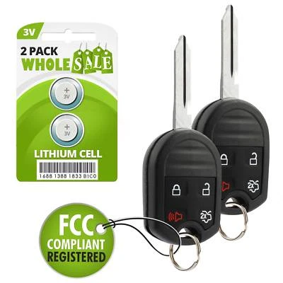 2 Replacement For 2010 2011 2012 2013 2014 2015 2016 Ford Expedition Key Remote - Image 1 of 4