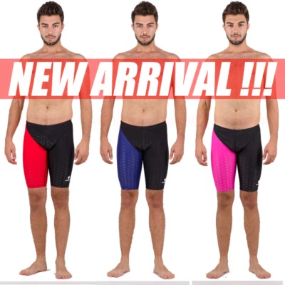 NWT HXBY 9163 MEN'S SWIM SHORTS COMPETITION TRAINING RACING JAMMER ALL SIZE NEW! - Image 1 of 2