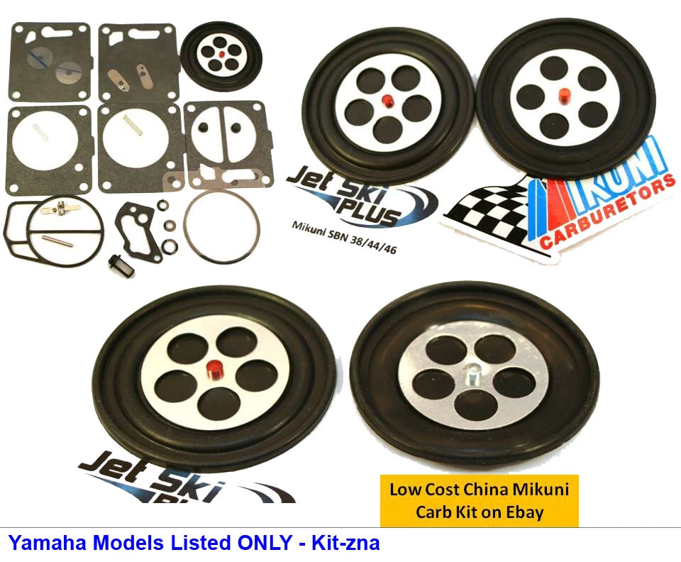 Yamaha WaveRunner Mikuni Carb Carburetor Rebuild Kit GP SUV XL 700 760 1200 FX-1 - Image 1 of 4