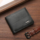 Mini Pu Leather Wallet For Men Small Money Change Pouch Credit Card Holders