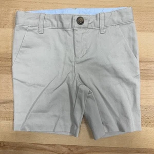 Gymboree Outlet Toddler Boy's Light Khaki Chino Shorts size 4 Uniform School - Picture 1 of 5