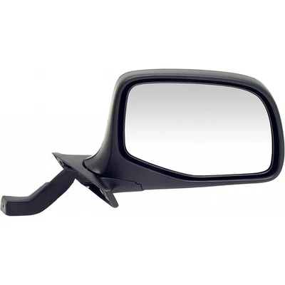 For Ford F-250 HD 1997 Door Mirror | Black and Chrome Housing | Plastic | Manual - Imagem 1 de 4
