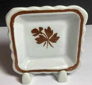 ANTIQUE COPPER TEA LEAF BUTTER PAT ROYAL IRONSTONE CHINA WEDGWOOD & CO. ENGLAND - Bild 1 von 8