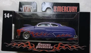 New M2 Machines Ground Pounders Chase Matte Purple 1949 Mercury R30 25-07 - Picture 1 of 3