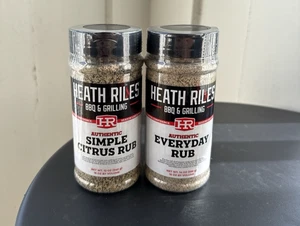 Heath Riles Barbacoa Rubs Simple Cítricos y Condimentos Diarios Lote 2 Nuevos Sellados - Imagen 1 de 2