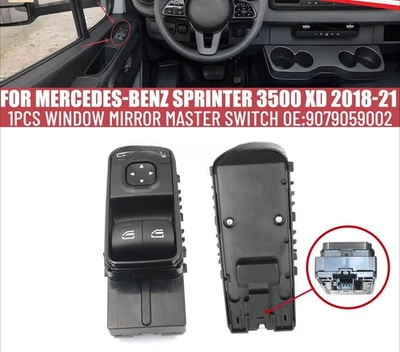 Fits Mercedes-Benz Sprinter 3500 XD 18-21 Window Mirror Master Switch 9079059002 - Image 1 of 4