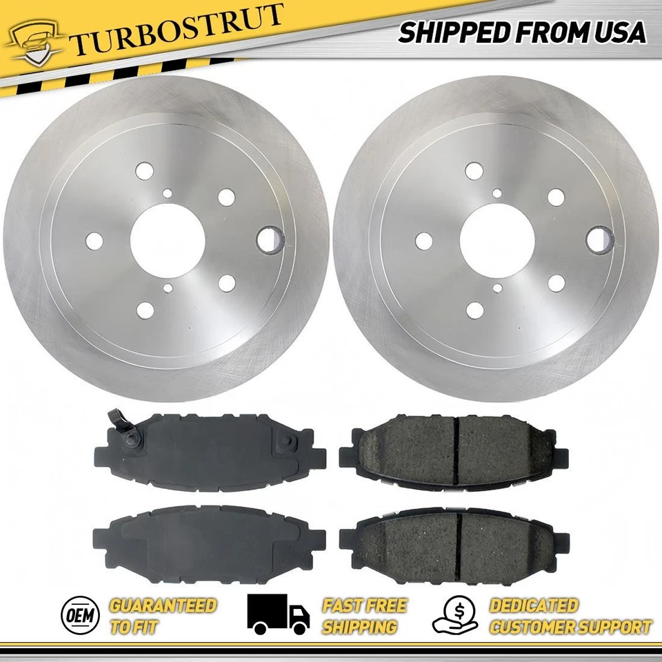 Kit de pastillas de freno rotores de freno traseros OE para Subaru WRX 2015 2016 2,5 L Foto 1 de 1