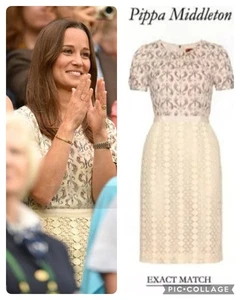 RARE TORY BURCH Adelaide Seahorse dress size uk 8 US 4 rare Pippa Middleton 2013 - Picture 1 of 21