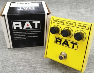 Pedale Di Distorsione RAT2 Giallo Usato Per Chitarra Effetti Stompbox - Foto 1 di 8