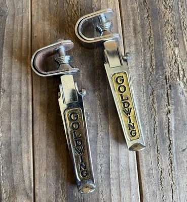 HONDA GOLDWING AÑOS 70 ABRAZADERA EN REPOSAPIÉS CROMADOS PERSONALIZADOS - Hecho en Taiwán - Foto 1 de 4