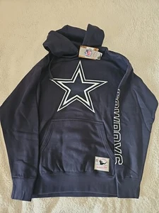 Mitchell & Ness Dallas Cowboys Troy Aikman Throwback Hooded Sweatshirt, Men's LG - Picture 1 of 4