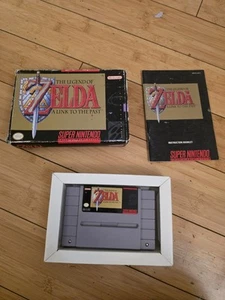 Zelda A Link to the Past CIB w Game Cartridge, Box, Manuals Nintendo SNES Tested - Picture 1 of 18
