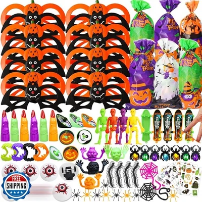 Jo.Devivre 176 PIEZAS Favores de Fiesta de Halloween para Niños, Gafas Bolsas de Regalo Artículos  Foto 1 de 4