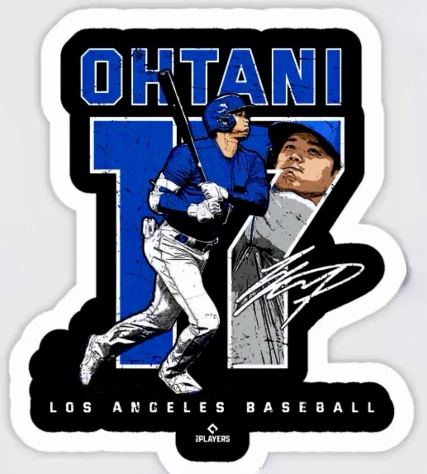 Shohei Ohtani Los Angeles Dodgers 4x3 Inch Die Cut Sticker🔥Quantity - Image 1 of 1