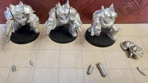 Warhammer 40k 3x Chaos Space Marine Obliterators Metal - Picture 1 of 1