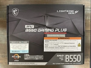 Carte mère MSI MPG B550 GAMING PLUS AMD Ryzen 5000 ATX AM4 DDR4 SATA 6 Go [NEUF] - Photo 1/9