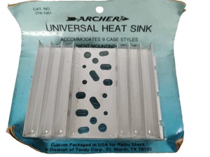 Archer Universal Heat Sink Cat. 276-1361 Vintage NOS Radio Shack USA - Picture 1 of 9