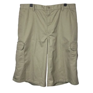Dickies Mens Size 36 Khaki Cargo Shorts Utility Workwear Casual - Picture 1 of 10