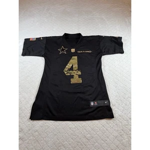 Nike Dallas Cowboys Dak Prescott Olive Salute to Service Embroid Game Trikot - Bild 1 von 6