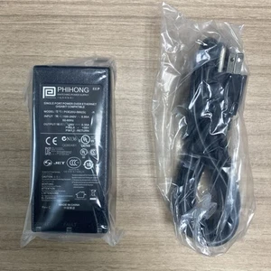 POE20U-560(G) Power over Ethernet Injector w/ Power Cord 56V 0.35A Phihong - Picture 1 of 4