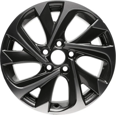 New Alloy Wheel For 2017-2018 Toyota Corolla 17X7 Inch Charcoal Rim - Imagem 1 de 4