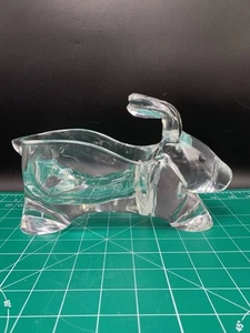 Lucite Bunny Coniglio Piatto Ciotola Pasqua Raro Danneggiato - Foto 1 di 22