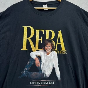 2023 Reba Live in Concert T Shirt Mens XL Black Country Western Rodeo American - Picture 1 of 7