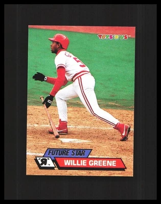 1993 Willie Greene - Topps Stadium Club Toys R Us #46 - S1B2R1L20C4 - Image 1 of 2