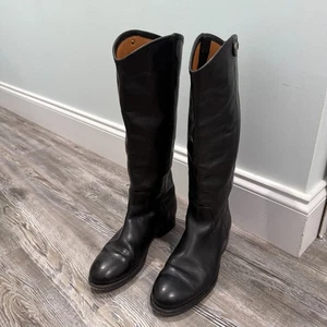 Botas de montar Frye Melissa 2 botones negras talla 7 B para mujer 3475447-NEGRO - Imagen 1 de 12