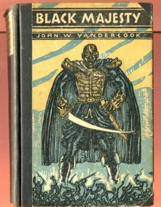 BLACK MAJESTY John W Vandercook vintage HB 1928 Mahlon Blaine Illustrations - Imagen 1 de 3