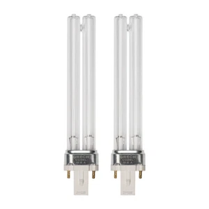 2PK - 9W UV Ultraviolet 2G11-4 Pin Base Algae Bacteria Clarifier Bulb - Picture 1 of 10