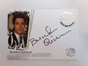 Charmed Destiny Autograph Trading Card Brandon Quinn As Agent Murphy A-10 - Picture 1 of 2