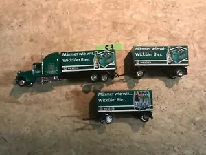 werbetrucks 1:87, Wicküler Bier, LKW, Hängerzug, Selten, Rarität - Bild 1 von 1