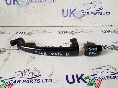 PEUGEOT 3008 2009-2015 MANIJA DE PUERTA EXTERIOR LATERAL IZQUIERDO DEL PASAJERO NEGRO KTVD Foto 1 de 4