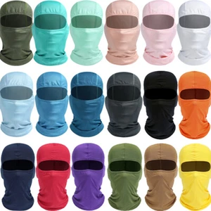 Balaclava Face Mask Summer Cooling Neck Gaiter UV Protector Motorcycle Ski Scarf - Picture 1 of 68