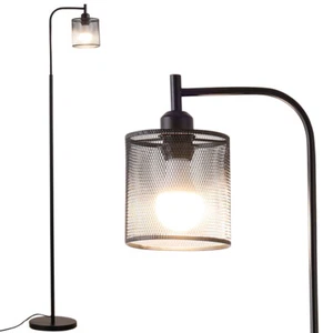 Modern Tall Floor Lamp Standard Reading Light Living Room Decor with Lampshade - Picture 1 of 14