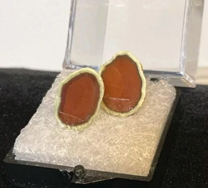 Schöne natürliche Tabasco Geoden geschnitten passendes Paar in Schutzhülle Posten #11 - Bild 1 von 12