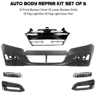 Front Bumper Cover & Grille Assembly  For 2018-2020 Honda Accord Foto 1 de 4